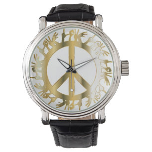 LOVE HANDS PEACE SIGN HORLOGE