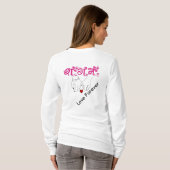 Love Hands Vrouw T-shirt (Achterkant volledig)