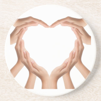 Love Hands Zandsteen Onderzetter