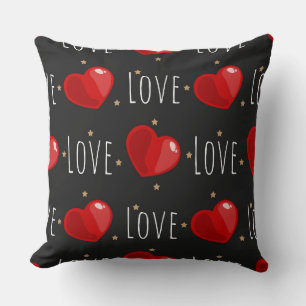 LOVE hart/rode ontwerper Pillow Kussen