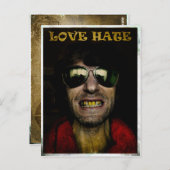 Love Hate Briefkaart (Voorkant / Achterkant)
