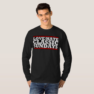 LOVE/HATE - CLASSIC SUNDAYS Basic T-shirt met lang
