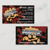 Love/Hate Fist Card Visitekaartje (Voorkant / Achterkant)