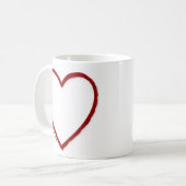 Love & Hate Mug Modèle (Devant gauche)