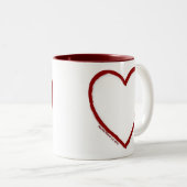Love & Hate Mug Modèle (Devant droit)