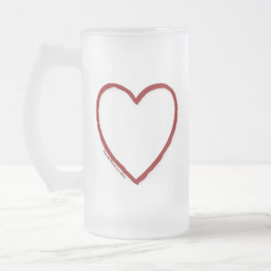 Love & Hate Stein Sjabloon Matglas Bierpul