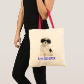 Love Havanese Puppy Dog Sac fourre-tout (Devant (produit))