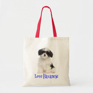 Love Havanese Puppy Dog Sac fourre-tout