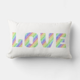 LOVE & HEAL: Dubbelzijdige Regenboog Affirmatie De Kussen