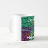 Love Heals Koffiemok (Voorkant links)