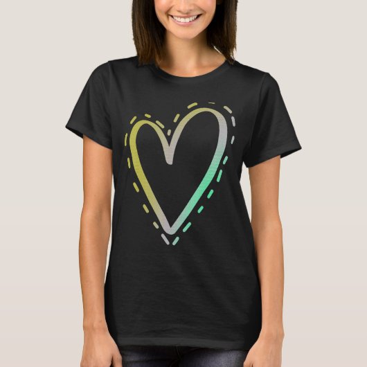 Love Heart 22 T-shirt (Voorkant)