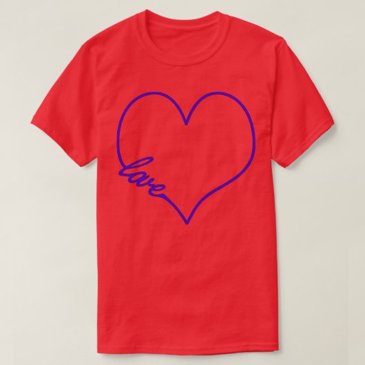 Love Heart 2 T-shirt (Design voorkant)