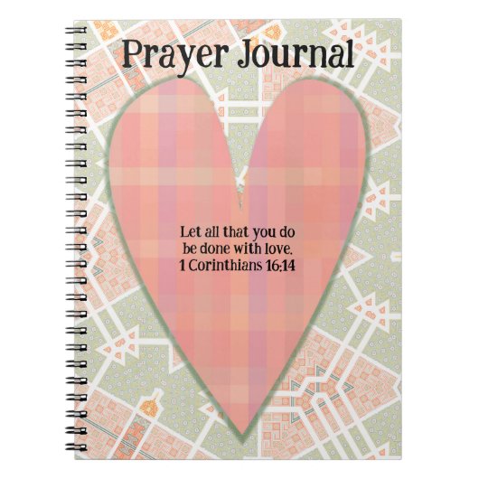 Love Heart Art Faith Prayer Journal (Devant)