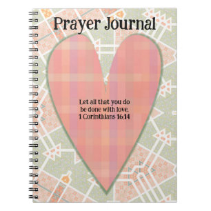 Love Heart Art Faith Prayer Journal Notitieboek
