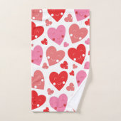 Love Heart Bad Handdoek (Handdoek)