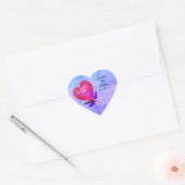 Love Heart Balloon Personalized Wedding Hart Sticker (Envelop)