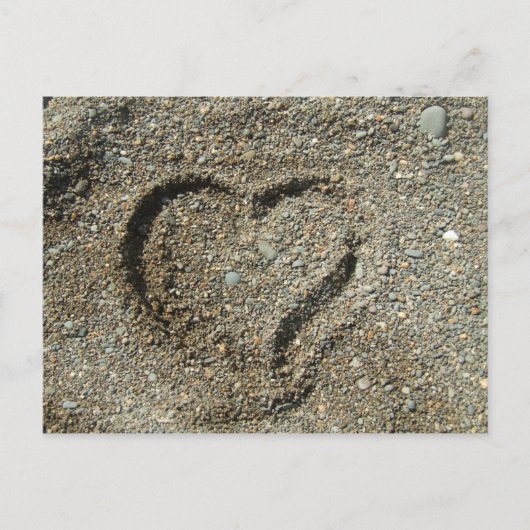 Love Heart Briefkaart (Voorkant)