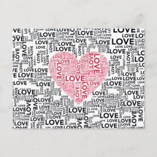 Love Heart Briefkaart