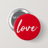 Love Heart Button Pin (Voorkant /achterkant)