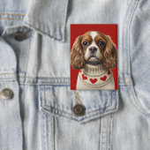 Love Heart cavalier Button (Insitu)