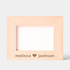 Love Heart Couples Namen Gegraveerde Lijstjes