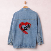 Love Heart Denim Jacket (Hangar)