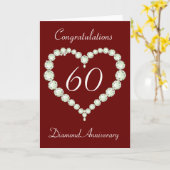 Love Heart Diamond Anniversaire Carte (Fleur jaune)