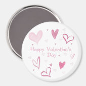 Love Heart Doodle Fridge Magnet (Recto/Verso)
