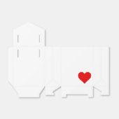 Love - Heart Favor Box Bedankdoosjes (Uitgevouwen)