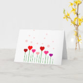 Love Heart Field Kaart (Gele Bloem)