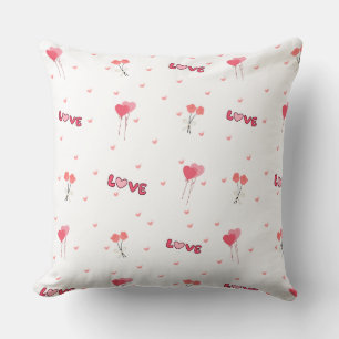 Love Heart Flower Sierkussen