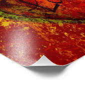 Love Heart Foto Afdruk (Hoek)