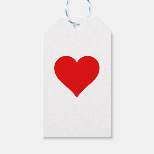 Love - Heart Gift Label Cadeaulabel (Voorkant)
