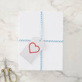 Love - Heart Gift Label Cadeaulabel (Met Touw)