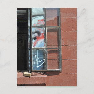 Love heart graffiti briefkaart