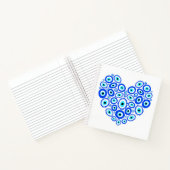 Love Heart Greek Eyes Notitieboek (Binnen)
