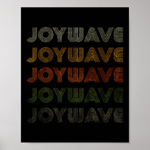 Love Heart Joywave T-shirt Grunge  Style Zwart Poster