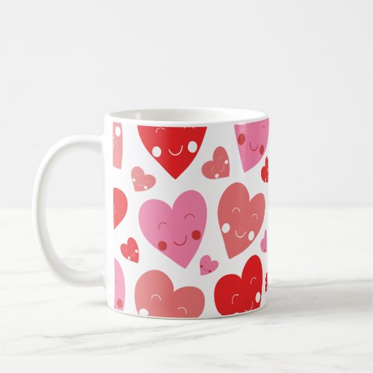 Love Heart Koffiemok (Links)