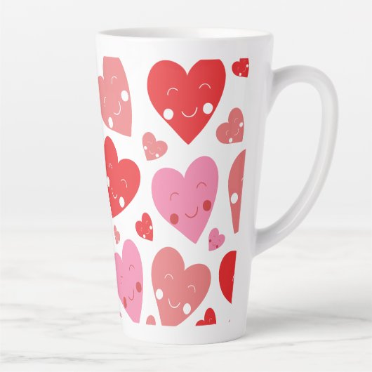 Love Heart Latte Mok (Rechts)