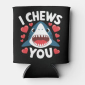 Love Heart Leopard Schattigee Valentijnsdag Blikjeskoeler (Voorkant)