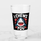 Love Heart Leopard Schattigee Valentijnsdag Glas (Voorkant)