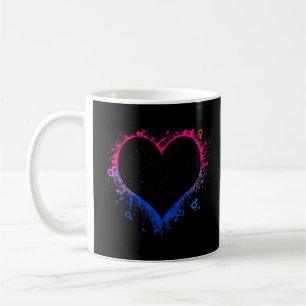 Love Heart Lgbt Bisexual Colors Gay Flag P Koffiemok