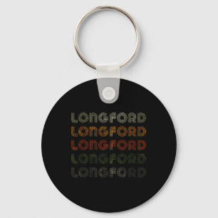 Love Heart Longford T-shirt Grunge Style Zwart Sleutelhanger