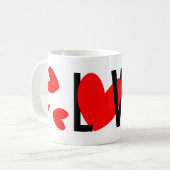 Love Heart Mok (Voorkant links)