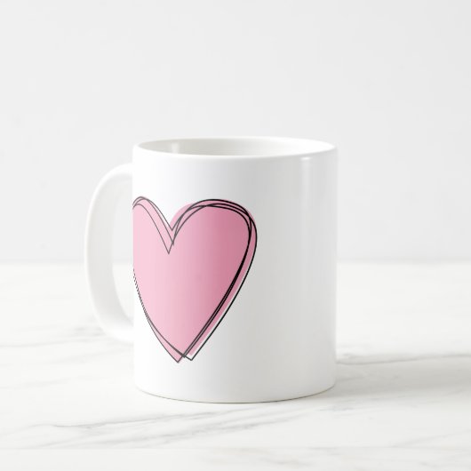 Love Heart Mug (Devant gauche)