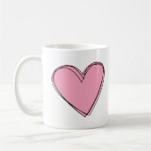 Love Heart Mug (Gauche)
