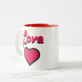 Love Heart Mug (Devant gauche)