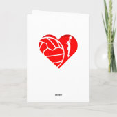 Love Heart Netball Merci (Dos)