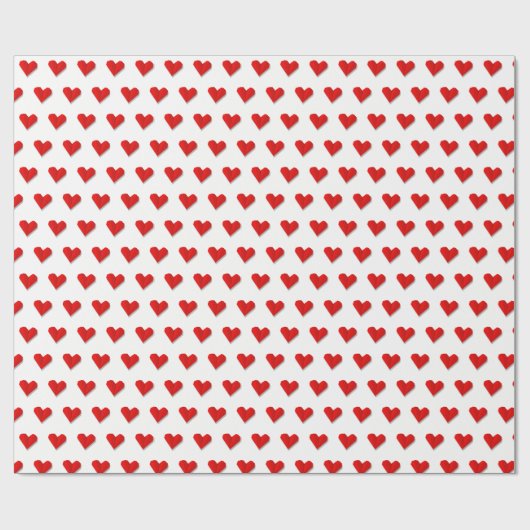 Love Heart Origami Vector Pattern Valentijn Cadeaupapier (Vlak)