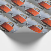 Love Heart Padlock Cadeaupapier (Hoek)